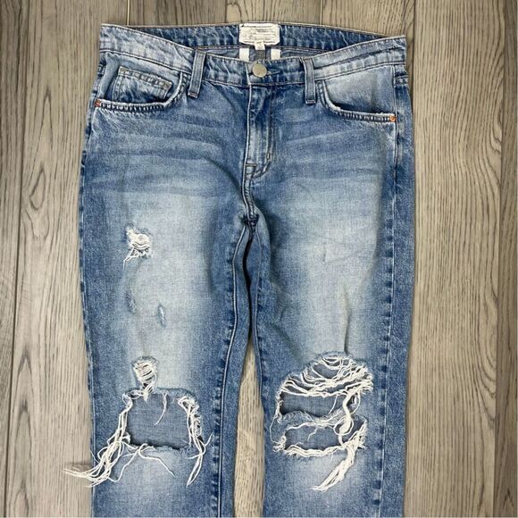 Current Elliott The Fling Women Size 26 Cotton Boyfriend Denim Straight Leg Jean - Picture 13 of 14
